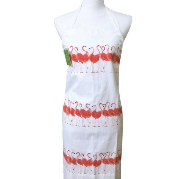 Kate Spade Flamingo Apron All In Good Taste - Picture 2 of 6